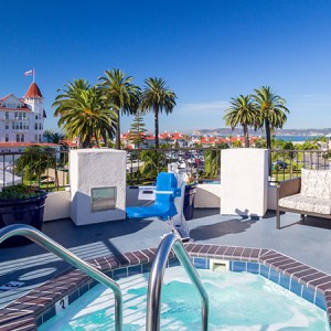 Coronado Beach Resort jacuzzi