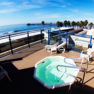 southern california beach club jacuzzi