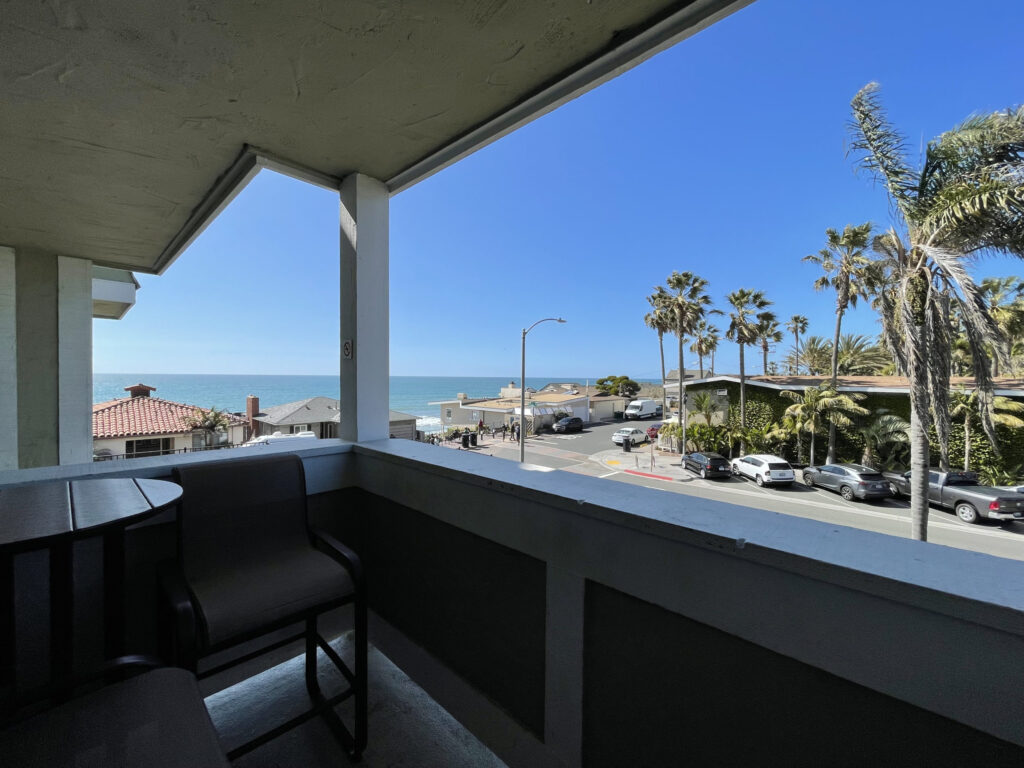 Carlsbad Inn room 304 balcony view