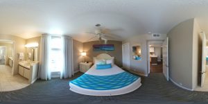 Capistrano SurfSide Inn 360 Virtual tour 2bd1ba guest bedroom