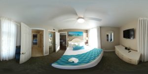 Capistrano SurfSide Inn 360 Virtual tour 2bd1ba master bedroom
