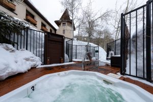 ovi hot tub snowy interior